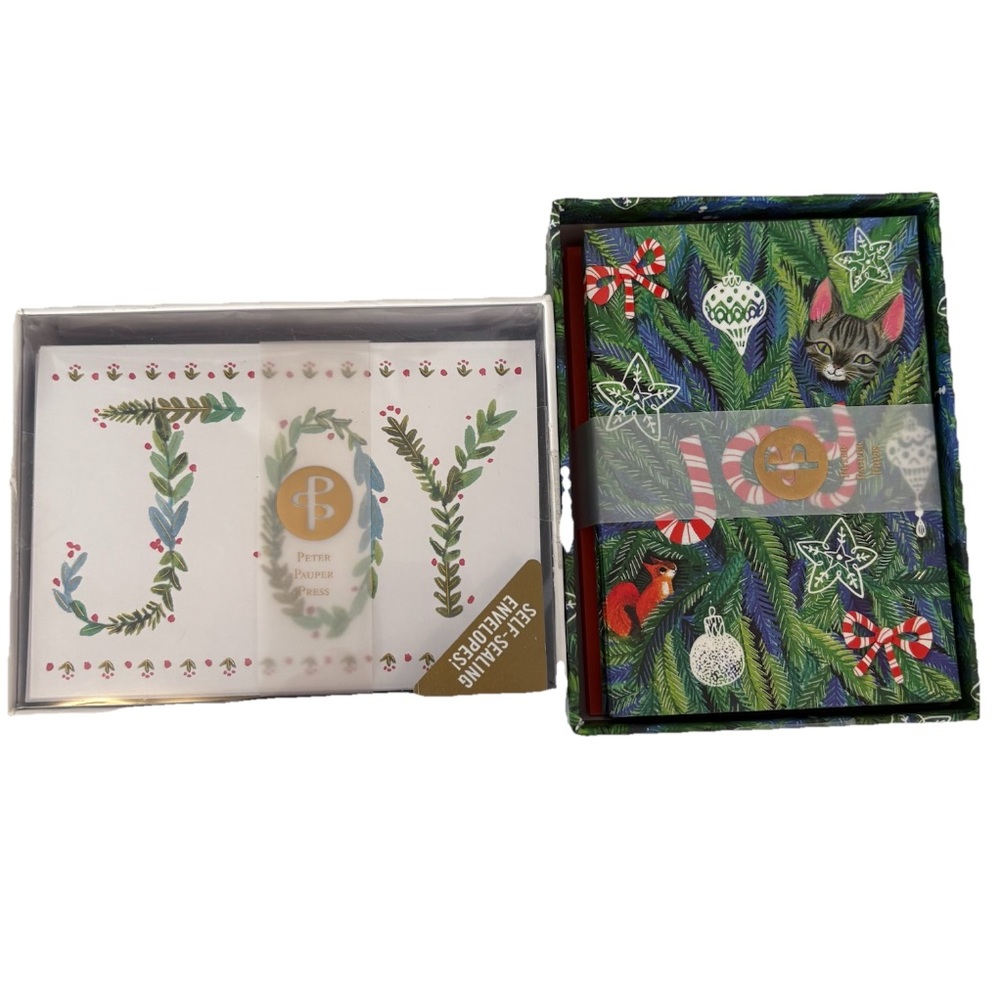 Open Box of Greetings Cards 38 With Envelopes